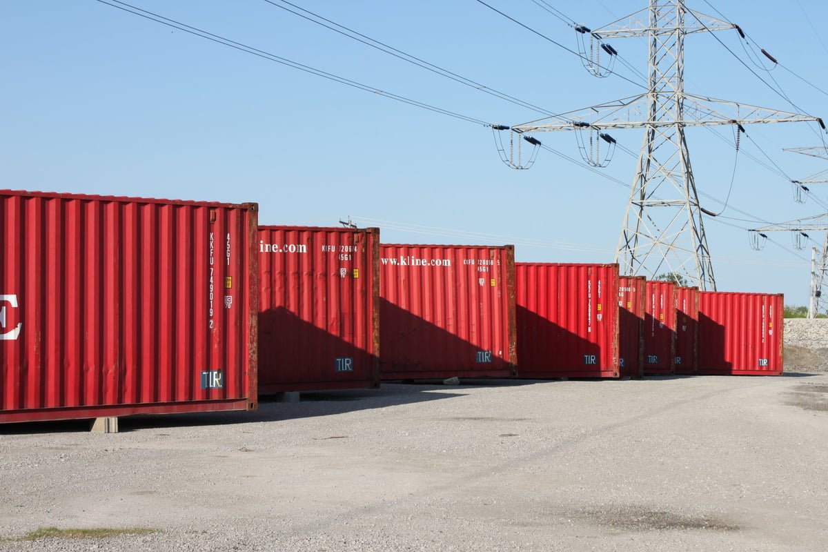 Staged containers